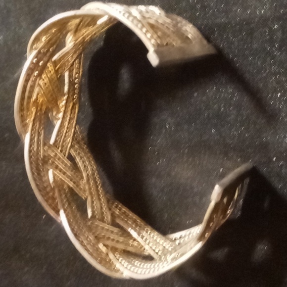 Sterling Silver 925 Braided Bracelet with Intricate Design - Picture 7 of 12